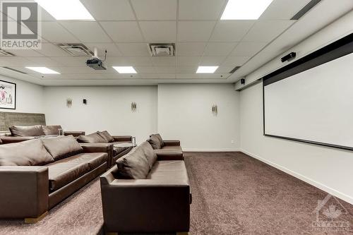 Theatre Room - 360 Patricia Avenue Unit#210, Ottawa, ON - Indoor Photo Showing Basement