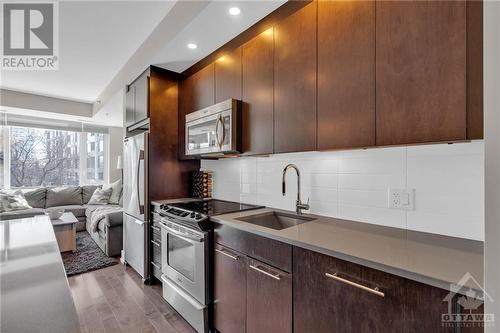 360 Patricia Avenue Unit#202, Ottawa, ON - Indoor Photo Showing Kitchen With Upgraded Kitchen