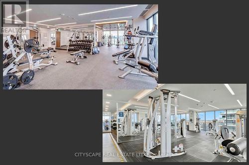 #3808 -20 Shore Breeze Dr, Toronto, ON - Indoor Photo Showing Gym Room