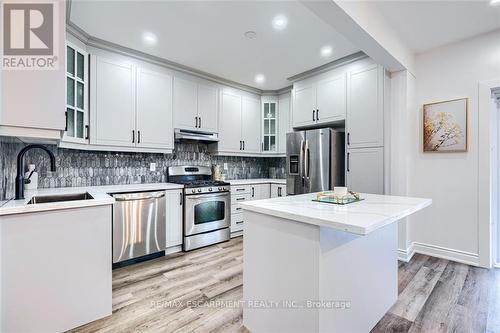 15 Carrick Ave, Hamilton, ON - Indoor Photo Showing Kitchen With Upgraded Kitchen