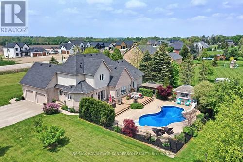23790 Denfield Road, Middlesex Centre, ON - Outdoor With In Ground Pool With View