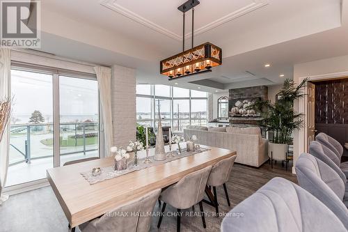 #302 -6 Toronto St, Barrie, ON - Indoor Photo Showing Dining Room