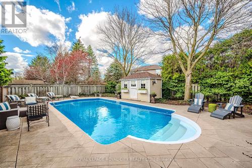 35 Foxwood Cres, Guelph, ON - Outdoor With In Ground Pool With Deck Patio Veranda With Backyard
