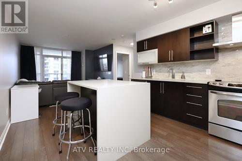 1213 - 1 Michael Power Place, Toronto, ON - Indoor Photo Showing Kitchen With Upgraded Kitchen