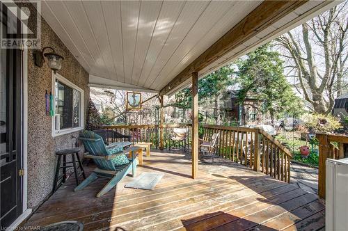 215 Hall Street, Ingersoll, ON - Outdoor With Deck Patio Veranda With Exterior