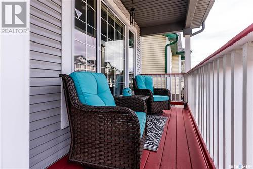 5019 Primrose Lane, Regina, SK - Outdoor With Deck Patio Veranda With Exterior