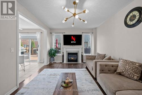 43 Gamble Drive, Ajax, ON - Indoor Photo Showing Living Room With Fireplace