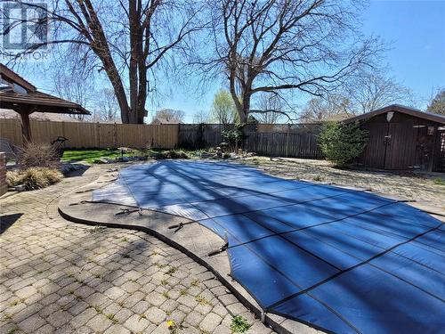664 Albert Street, Wallaceburg, ON - Outdoor With In Ground Pool With Backyard