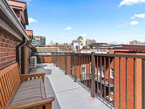 Patio - 301-1037 Rue St-Denis, Montréal (Ville-Marie), QC - Outdoor With Balcony With Exterior