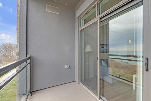 35 Southshore Crescent|Unit #303, Stoney Creek, ON - Outdoor With Balcony With Exterior