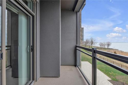 35 Southshore Crescent|Unit #303, Stoney Creek, ON - Outdoor With Balcony With Exterior