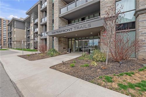 35 Southshore Crescent|Unit #303, Stoney Creek, ON - Outdoor With Balcony