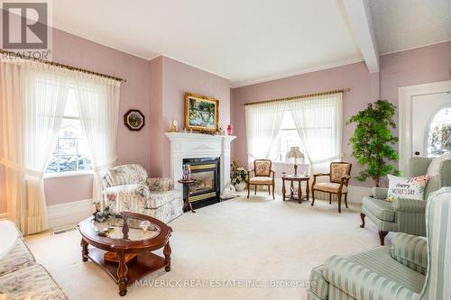 3608 Concession Dr, Southwest Middlesex, ON - Indoor Photo Showing Living Room With Fireplace