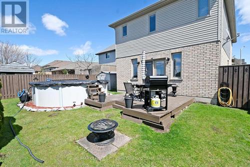 115 Hagerman Crescent, St. Thomas, ON - Outdoor With Above Ground Pool