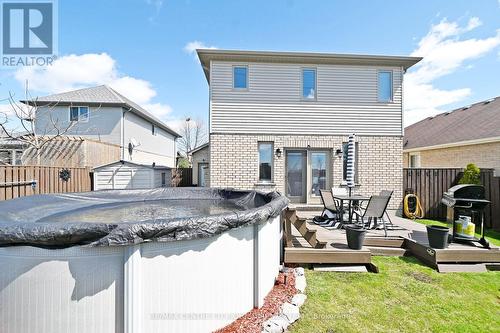 115 Hagerman Crescent, St. Thomas, ON - Outdoor With Above Ground Pool With Deck Patio Veranda With Exterior