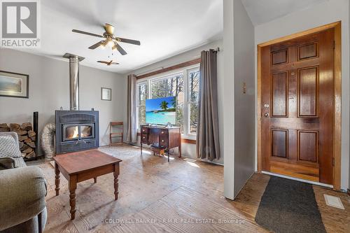 330 St Alban'S Road, Kawartha Lakes, ON - Indoor Photo Showing Living Room With Fireplace