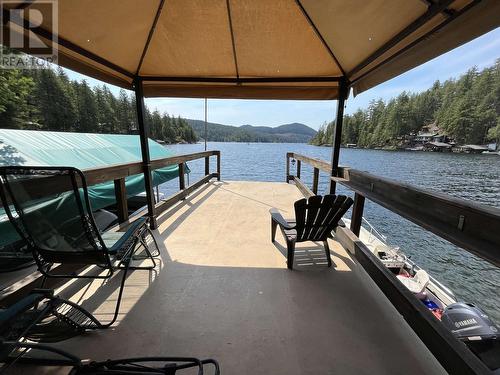 Lot 24 Sakinaw Lake, Pender Harbour, BC - Outdoor With Body Of Water With Deck Patio Veranda With Exterior
