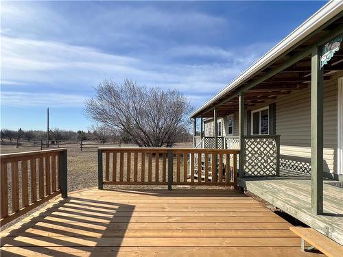 60126 88W Road, Carberry, MB - Outdoor With Deck Patio Veranda With Exterior