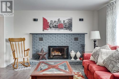 31 Villa Marie Drive, Dunville, NL - Indoor Photo Showing Living Room With Fireplace