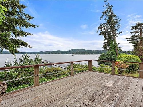 5957 Sooke Rd, Sooke, BC - Outdoor With Body Of Water With Deck Patio Veranda With View