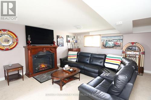 6689 Rama Road W, Ramara, ON - Indoor Photo Showing Living Room With Fireplace
