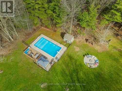 4098 Darkwood Rd, Puslinch, ON - Outdoor With In Ground Pool With View