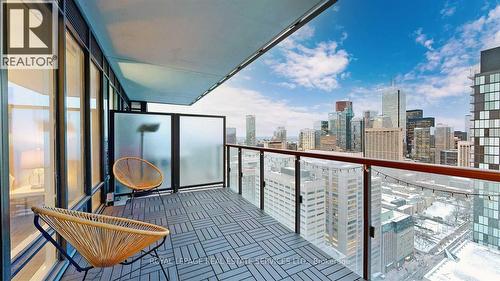 #2703 -488 University Ave, Toronto, ON - Outdoor With Balcony With Exterior
