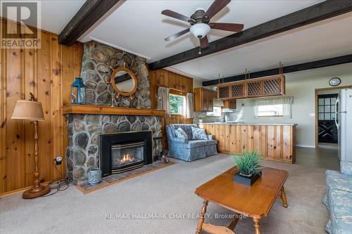 297 Beach Road, Innisfil, ON - Indoor Photo Showing Living Room With Fireplace