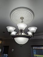 Living/Dinning room Chandelier with Moulding - 