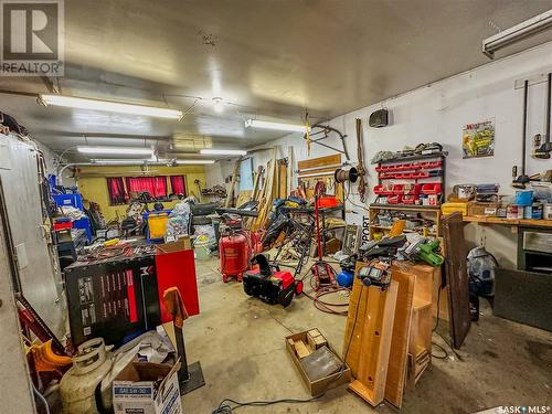 114 Cedar Crescent, Churchbridge, SK - Indoor Photo Showing Garage