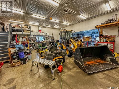 114 Cedar Crescent, Churchbridge, SK - Indoor Photo Showing Garage