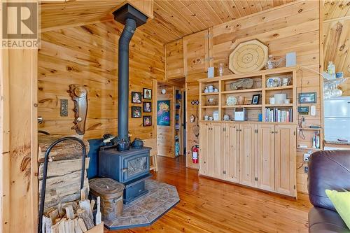 115A Scully Lake Road, Calabogie, ON - Indoor With Fireplace