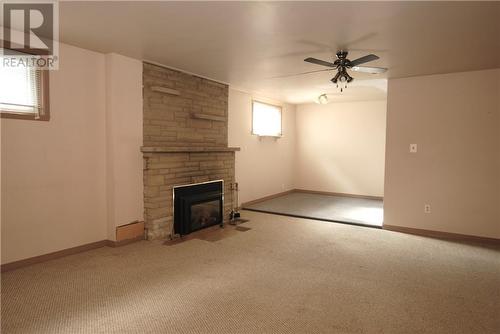 Basement family room - 423 Fourteenth Street W, Cornwall, ON - Indoor With Fireplace