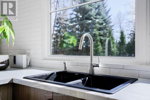 12 Wesley Avenue, Mississauga, ON - Indoor Photo Showing Kitchen With Double Sink