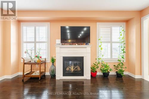 195 Sussexvale Drive, Brampton, ON - Indoor Photo Showing Living Room With Fireplace