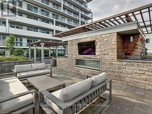 #205 -65 Speers Rd, Oakville, ON -  With Fireplace