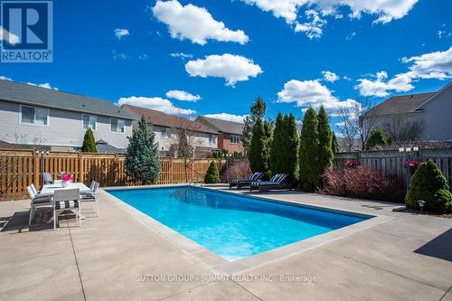 852 Trudeau Dr, Milton, ON - Outdoor With In Ground Pool