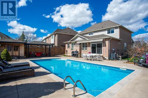 852 Trudeau Dr, Milton, ON - Outdoor With In Ground Pool