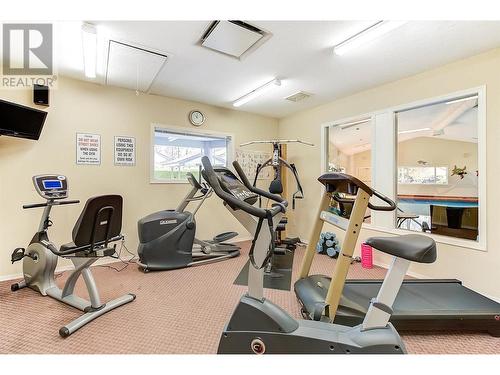 609 Truswell Road Unit# 117, Kelowna, BC - Indoor Photo Showing Gym Room