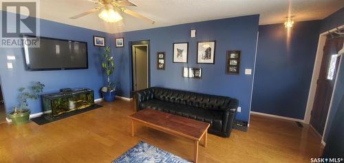 806 Garnet Street, Grenfell, SK - Indoor Photo Showing Living Room With Fireplace