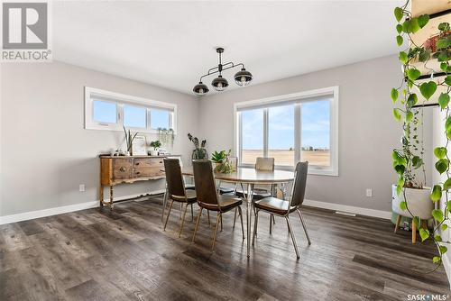 The Monk Acreage, Edenwold Rm No. 158, SK - Indoor Photo Showing Dining Room
