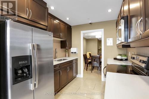 #2406 -330 Ridout Street North St N, London, ON - Indoor Photo Showing Kitchen With Double Sink