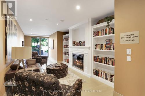 #2406 -330 Ridout Street North St N, London, ON - Indoor With Fireplace