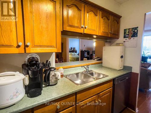705 - 344 Front Street, Belleville, ON - Indoor Photo Showing Kitchen With Double Sink