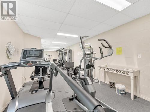 4789 Riverside Drive East Unit# 903, Windsor, ON - Indoor Photo Showing Gym Room