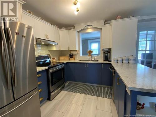 56 Des Érables Avenue, Clair, NB - Indoor Photo Showing Kitchen With Double Sink