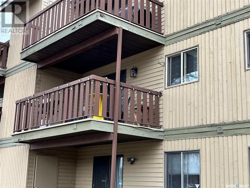 A2-202 1121 Mckercher Drive, Saskatoon, SK - Outdoor With Balcony With Exterior