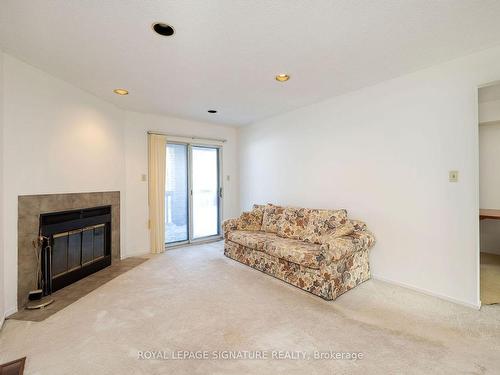 130 Parkhurst Blvd, Toronto, ON - Indoor Photo Showing Living Room With Fireplace