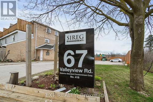 #37 -67 Valleyview Rd, Kitchener, ON - Outdoor