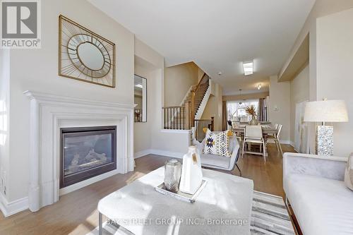 #46 -275 Royalton Common St, Oakville, ON - Indoor Photo Showing Living Room With Fireplace